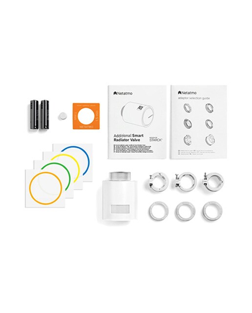 Válvula inteligente adicional para radiador Netatmo by Starck Blanco-7