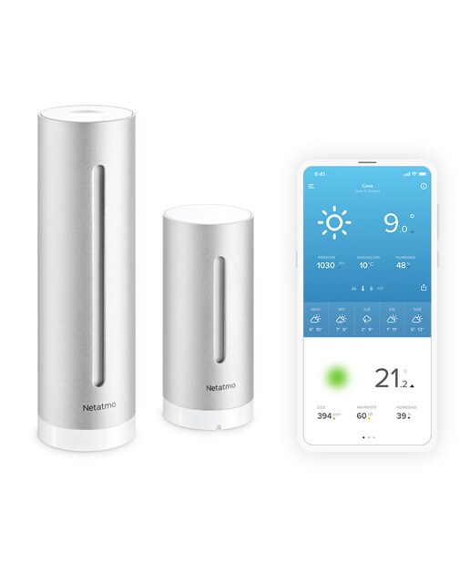 Estación meteorológica Netatmo Plata-3