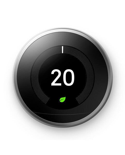 Termostato inteligente Google Nest Learning de 3ª Gen. Acero