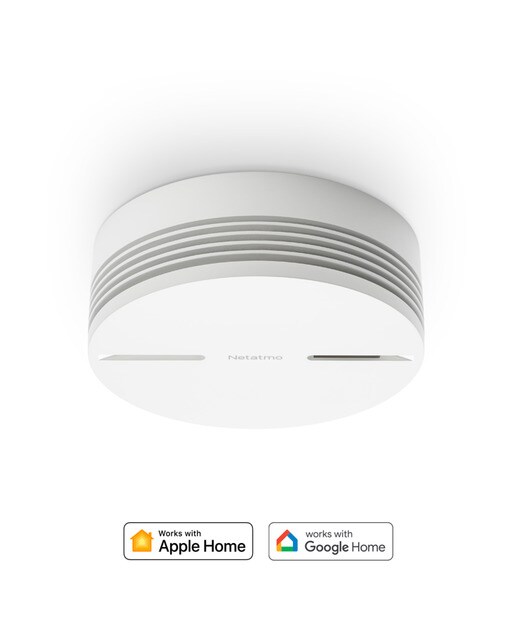 Detector de humo inteligente Netatmo NSA-EC Blanco-2