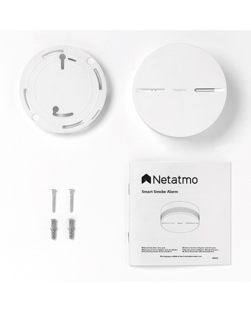Detector de humo inteligente Netatmo NSA-EC Blanco-6