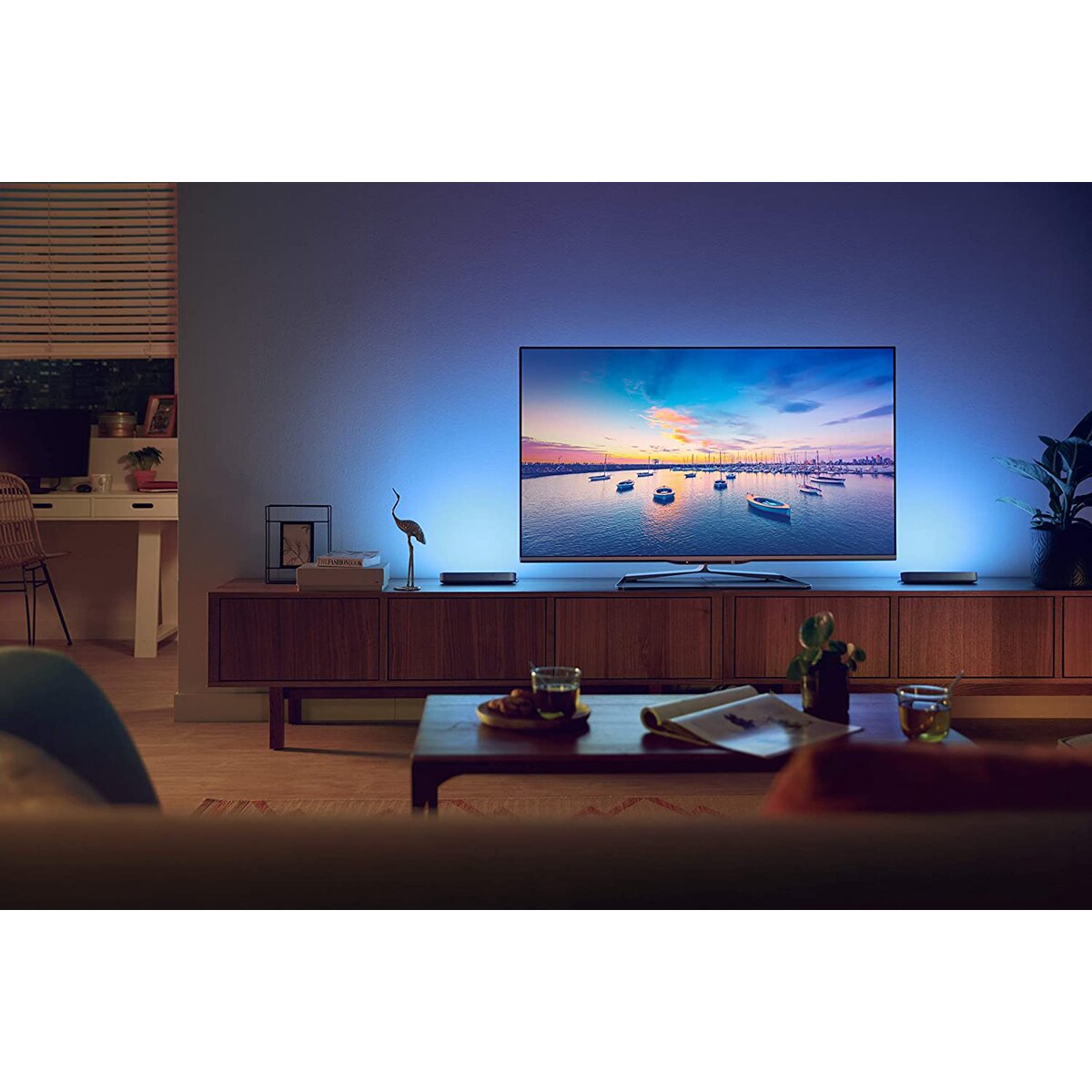 Pack 2 Barras de Luz Philips Hue Play White and Color Ambiance - Preto 5