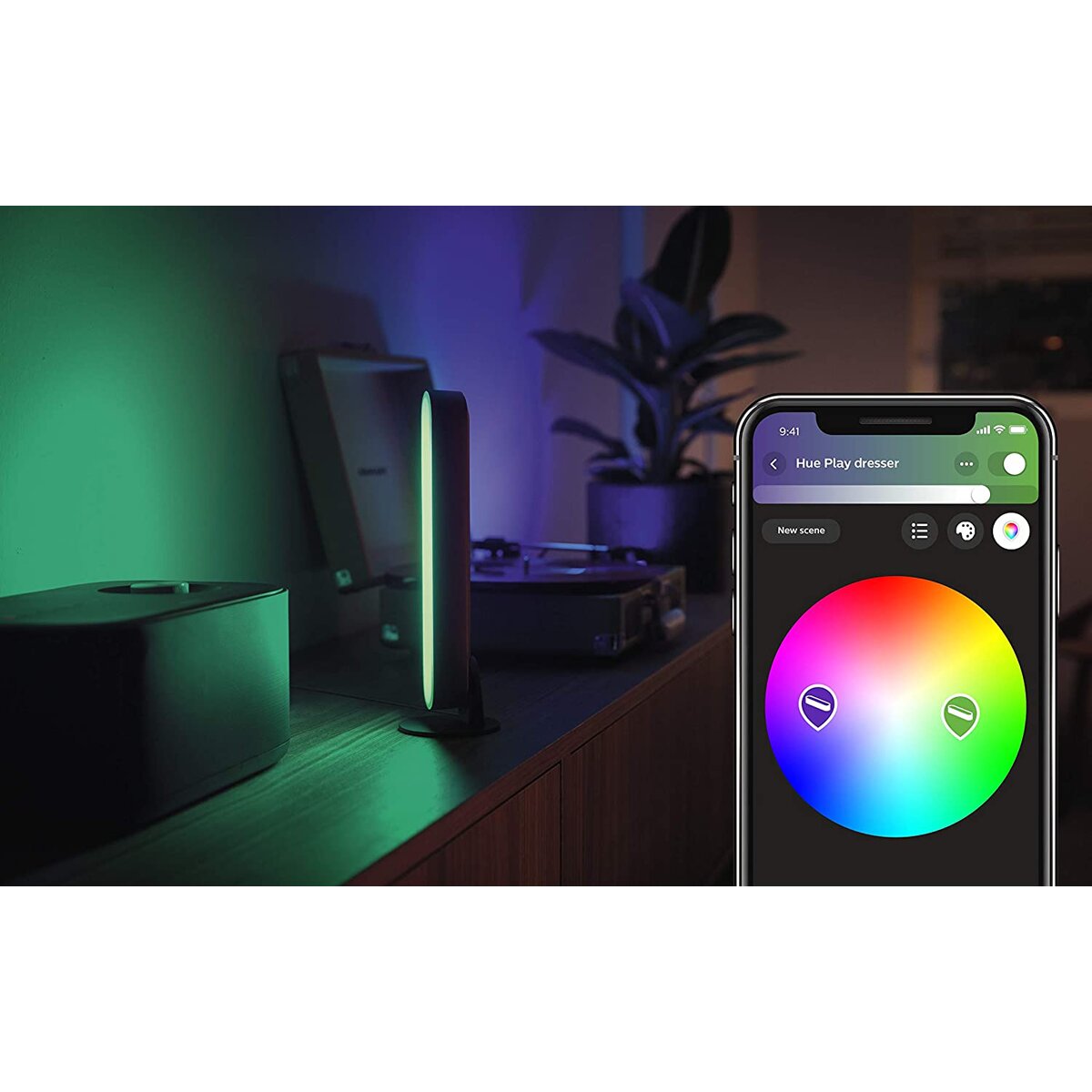 Pack doble barra blanca de luces Philips Hue Play White and color ambiance 3