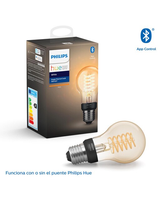 Bombilla LED inteligente Philips Hue White A60 Cristal-1