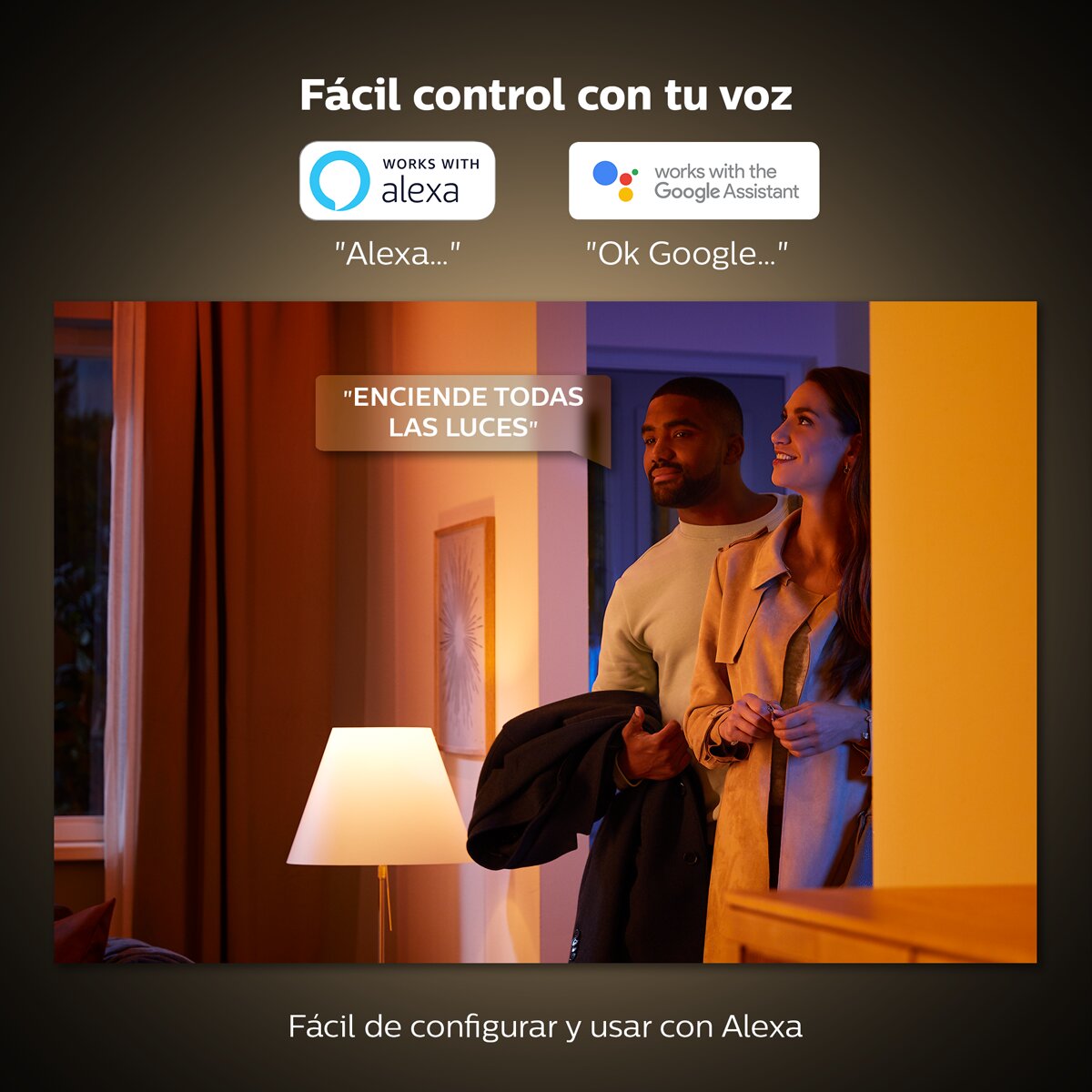 Luz de Ambiente Portátil Philips Hue Go V2 Branco-5