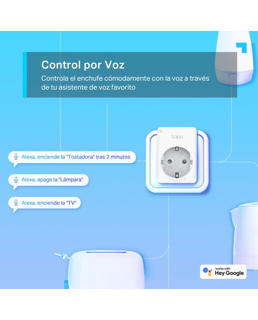 Tomada Inteligente TP-LINK Smart Tapo P100 Wi-Fi Branco-4