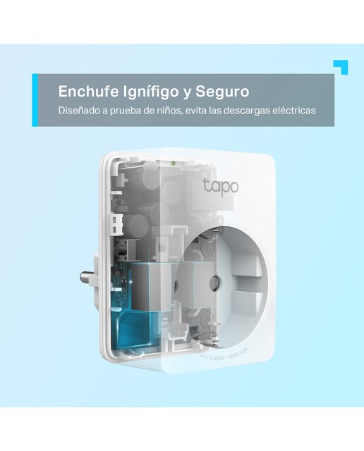 Tomada Inteligente TP-LINK Smart Tapo P100 Wi-Fi Branco-8