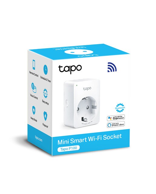 Tomada Inteligente TP-LINK Smart Tapo P100 Wi-Fi Branco-12