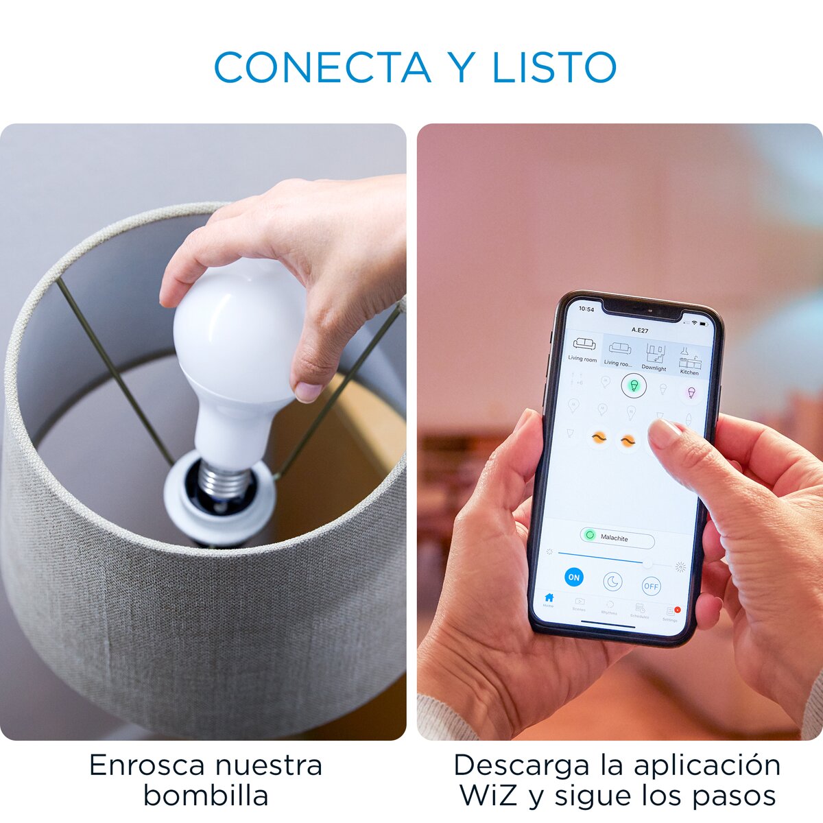 Lâmpada Inteligente Regulável WiZ LED Branca A67 100W E27 WiFi e Bluetooth 3