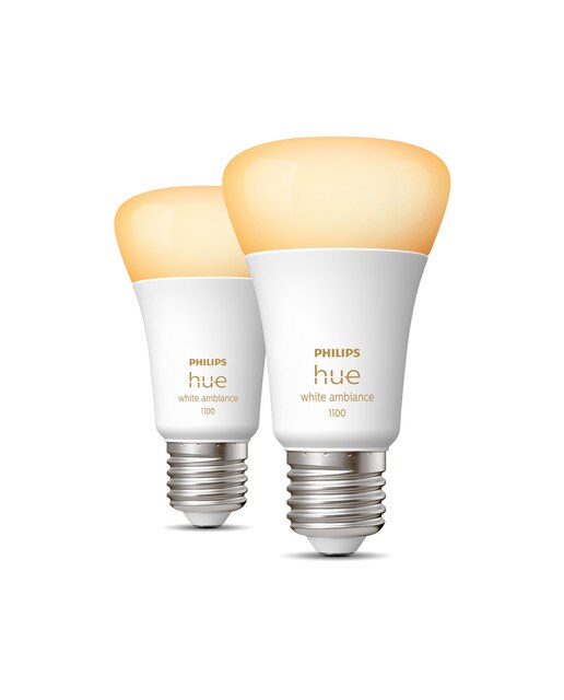 Pack 2 bombillas Philips Hue White Ambiance 10,5W E27 - Blanco Blanco-2