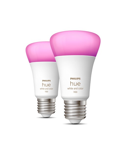 Pack 2 Lâmpadas Philips Hue White&Color 10,5W E27 Branco-3