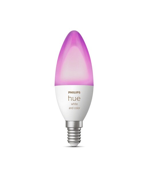 Bombilla LED Philips Hue White and Color Ambiance Vela E14 2