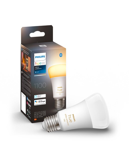 Lâmpada Philips Hue White Ambiance 10,5W E27 Branco-1