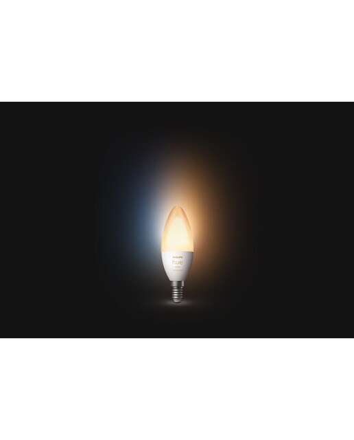 Lâmpada LED Philips Hue White e Ambiance, vela B39 E14 3
