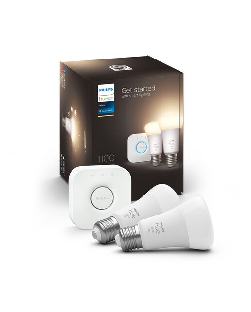 Imagen 4 de Pack 2 bombillas LED Philips HUE White + HUE Bridge