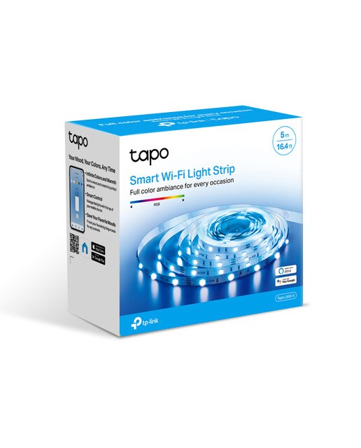 Tira de luz LED inteligente Wi-Fi TP-Link Tapo L900-5 de 5 metros 10