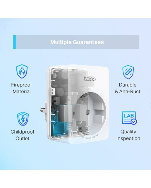 Enchufe inteligente TP-Link Tapo P110, Wi-Fi 5