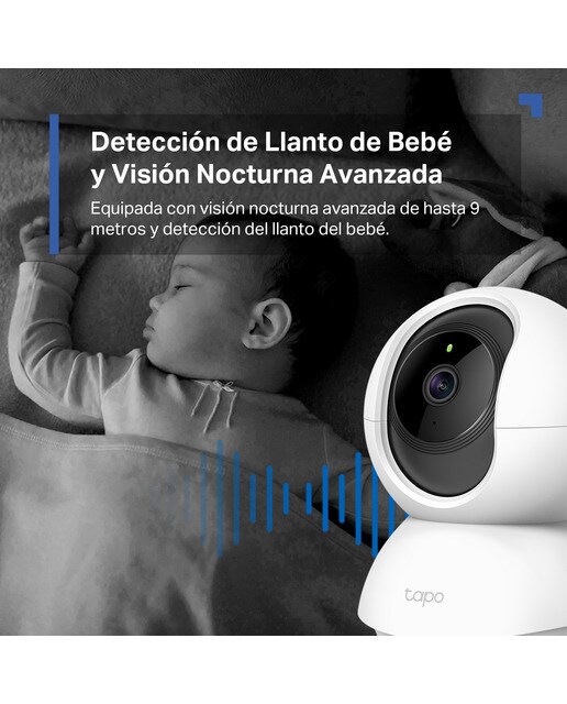 Câmara de Vigilancia Wi-fi interior TC70 Full HD Branco-2