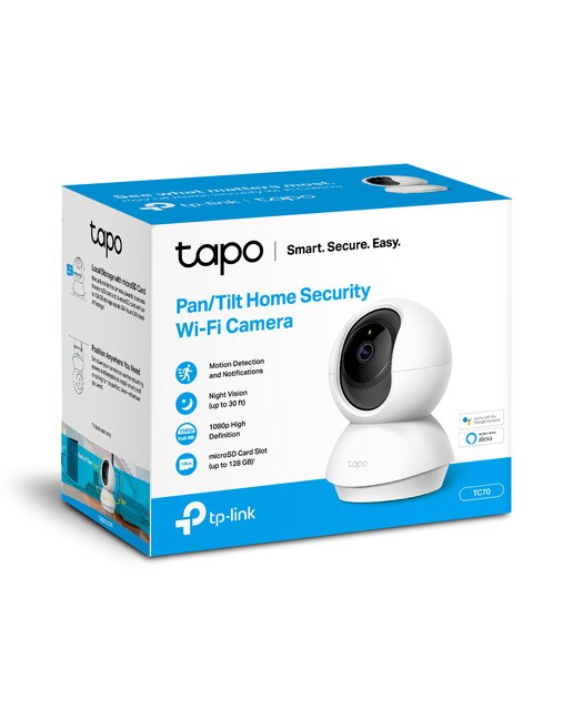 Câmara de Vigilancia Wi-fi interior TC70 Full HD Branco-5