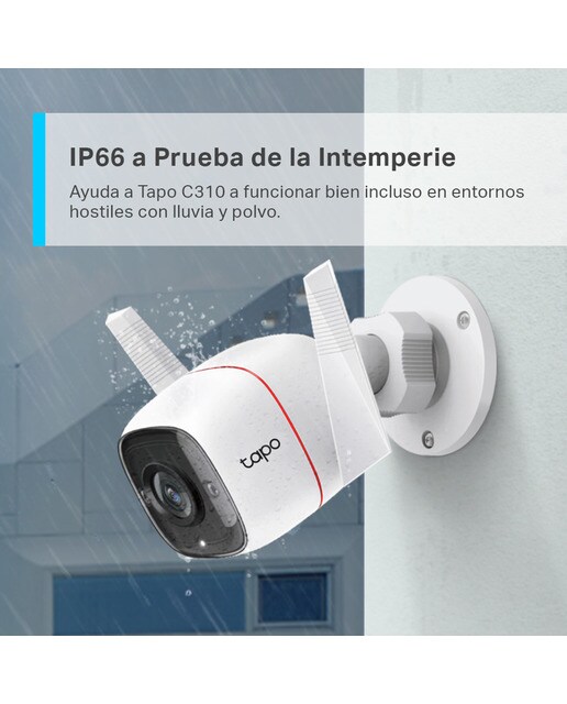 Câmara de Vigilância Exterior sem Fios TC65 3MP Branco-3