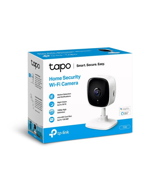 Cámara de Vigilancia Tapo TC60, 1080p, Visión nocturna, Detección movimiento, WiFi Blanco-10