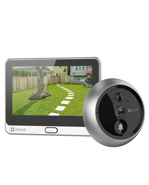 Pulsador de timbre de mirilla Ezviz DP2C inalámbrico