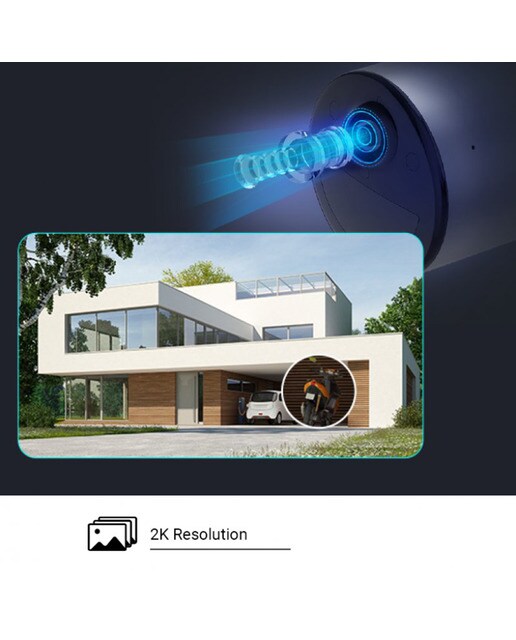 Cámara de vigilancia Wi-fi exterior Ezviz EB3 2K Negro-5