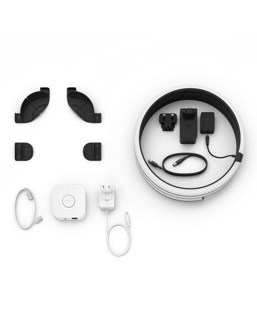 Kit de inicio Tira de luces LED Philips Hue Play Gradient para PC - 32-34" + Hue Bridge Blanco-4