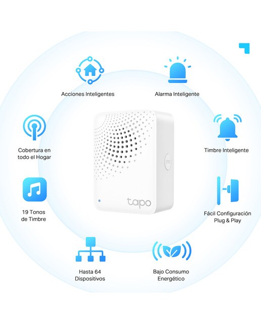 Hub Inteligente com Alarme Branco-2