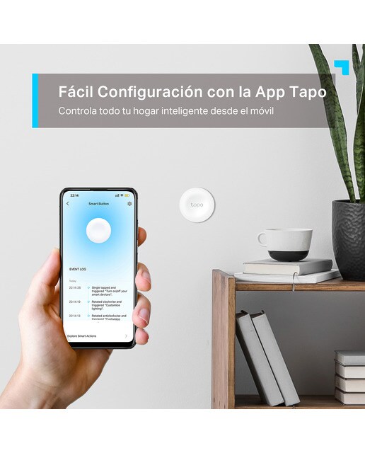 Botão Wi-Fi para Controlo de Dispositivos Inteligentes Branco-7