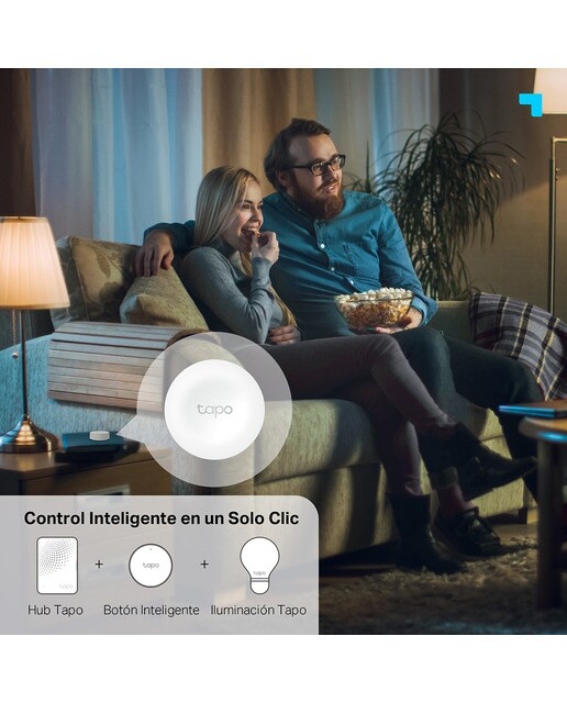 Botão Wi-Fi para Controlo de Dispositivos Inteligentes Branco-9