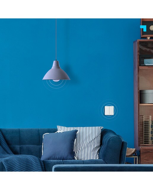 Interruptor de luz doble inteligente Wi-Fi Tapo S220 Blanco-7