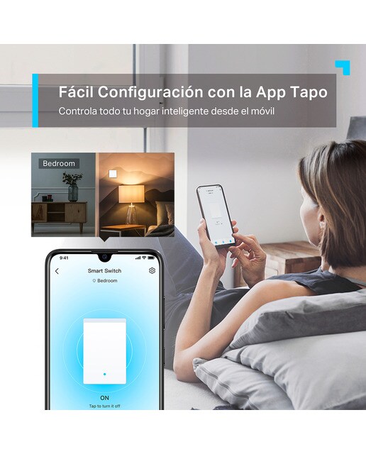 Interruptor Inteligente de Luz Wi-Fi Branco-3