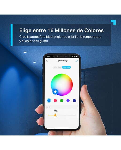 Lâmpada Led Multicolor Wi-Fi GU10 Branco-2