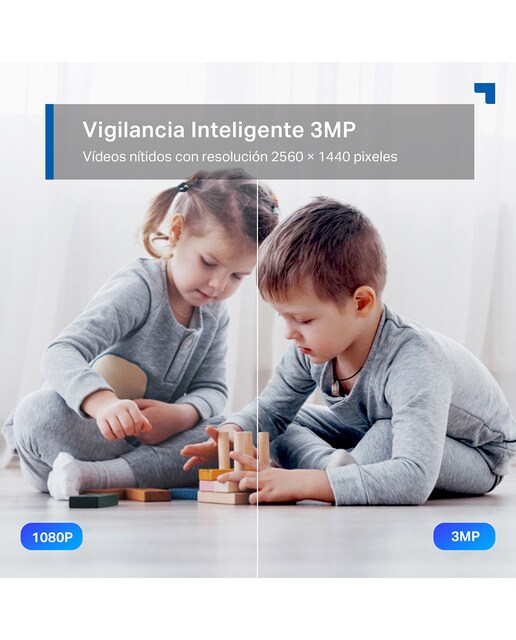 Cámara de vigilancia TP-Link Tapo C225, rotación 360º, 2K QHD, detección Inteligente IA de personas, mascotas y vehículos, visión nocturna Blanco-5