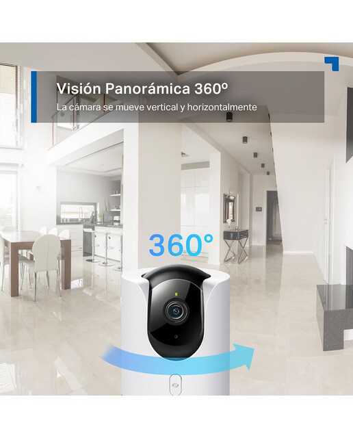 Cámara de vigilancia TP-Link Tapo C225, rotación 360º, 2K QHD, detección Inteligente IA de personas, mascotas y vehículos, visión nocturna Blanco-6