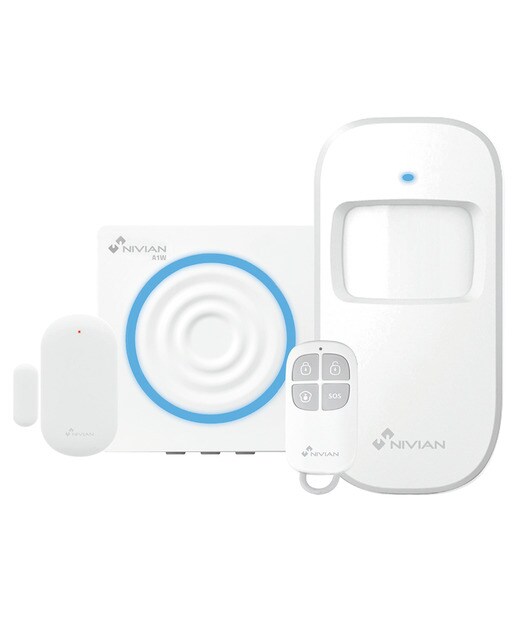 Imagen 0 de Kit de alarma Wi-Fi Nivian NVS-ALARM1-W