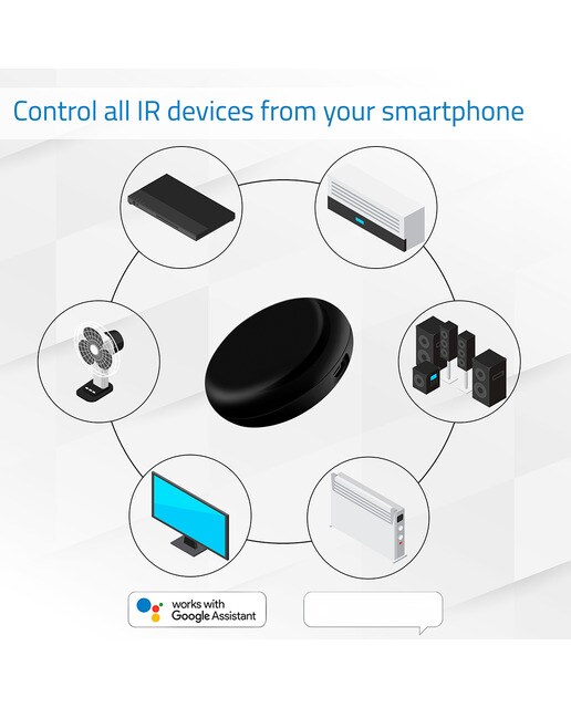 Mando a distancia universal Wi-Fi Nivian NVS-SMARTIR-W2 Negro-5