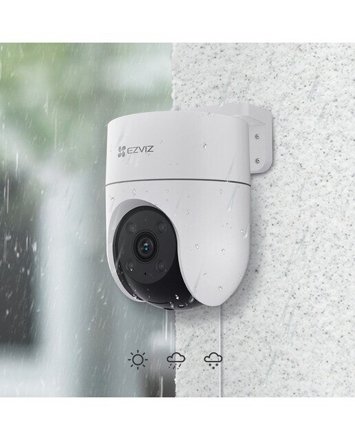 Câmara IP de Vídeo Vigilância Exterior EZVIZ H8c Rotativa 360º 2K Branco-10