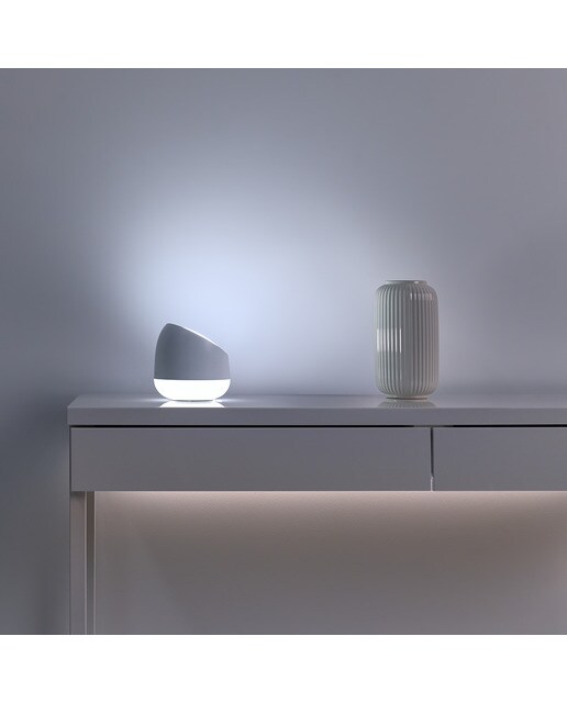 Lámpara de sobremesa portátil Wiz Squire con luz regulable Blanco-4