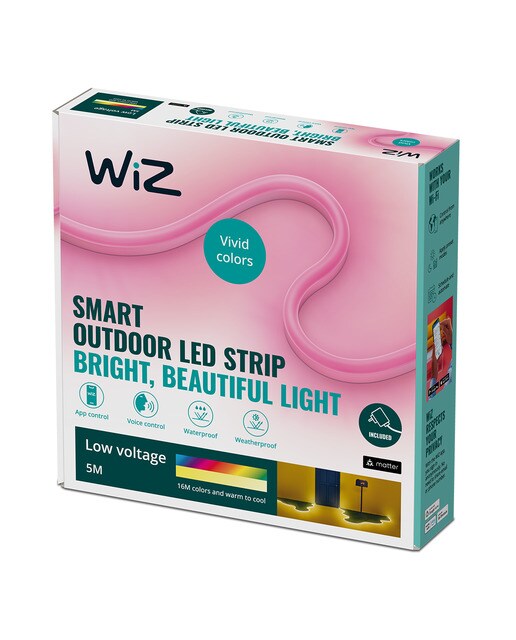 Tira LED para exteriores WiZ de 5m Blanco-2