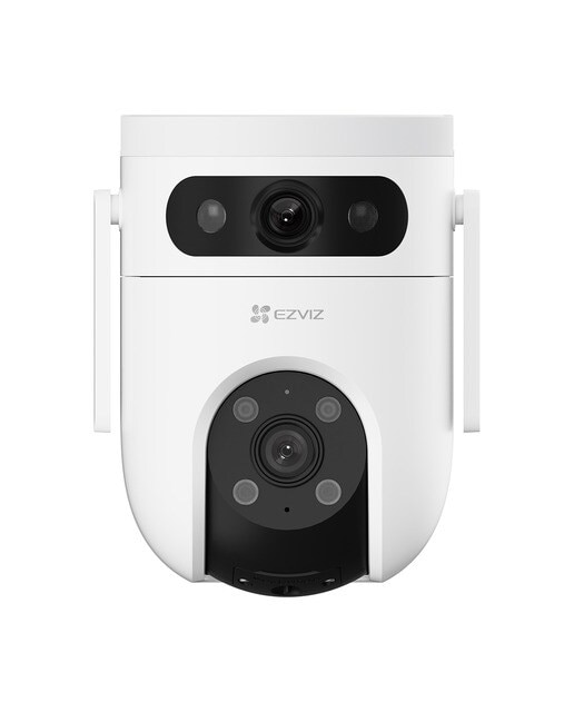 Cámara de vigilancia exerior Ezviz H9c Dual, 2K&2K, con rotación vertical y horizontal Blanco-2