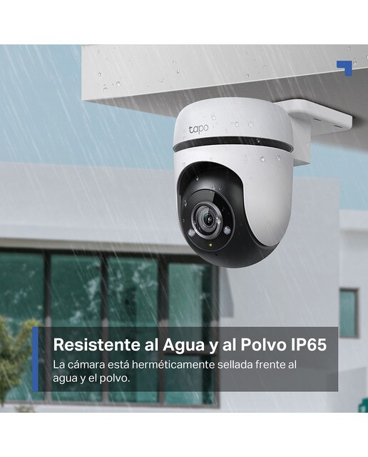 Cámara de vigilancia IP Tapo TC40, 1080p, Visión nocturna, Exterior IP65, Detección inteligente IA, 360º Blanco Blanco-7