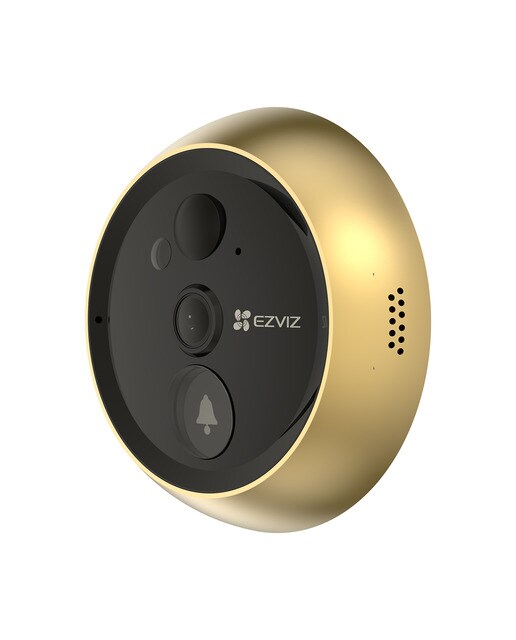 Campainha Digital Ezviz DP2C Dourado-4