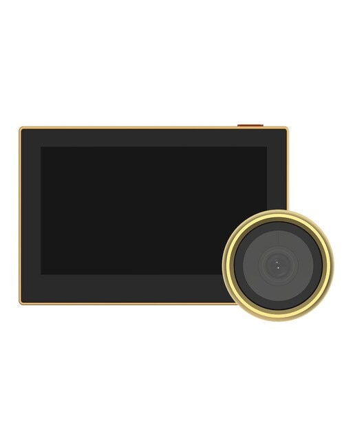 Imagen 0 de Mirilla Digital Ezviz HP2 Wi-Fi, dorado