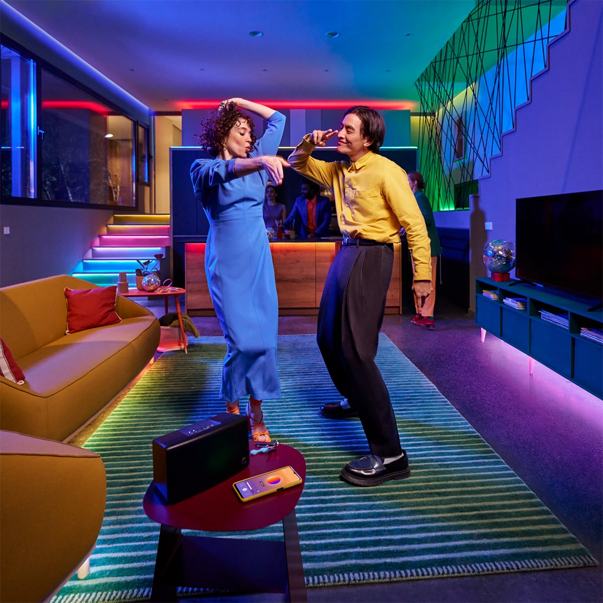 Tira LED Inteligente WiZ RGB 4 metros, Wi-Fi Blanco-5