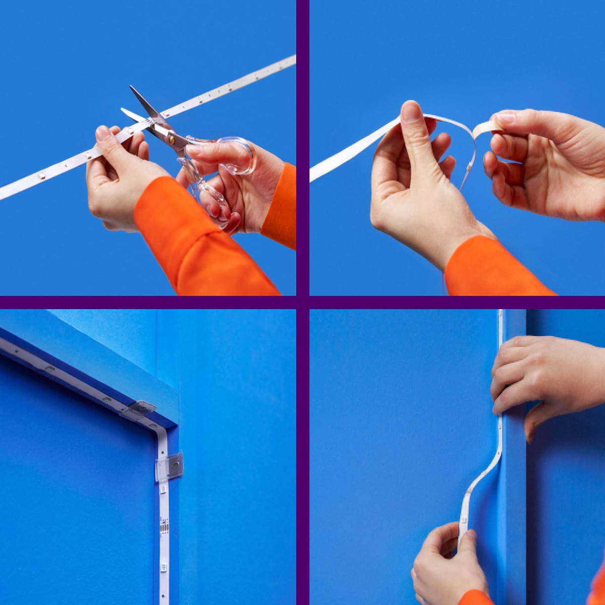 Tira LED Inteligente WiZ RGB 4 metros, Wi-Fi Blanco-6