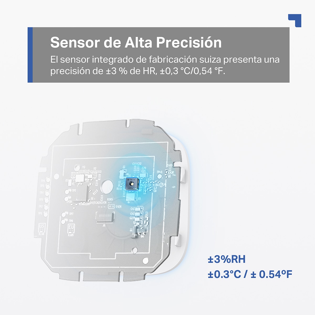 Sensor de Temperatura y Humedad Inteligente Tapo T315 Blanco-3