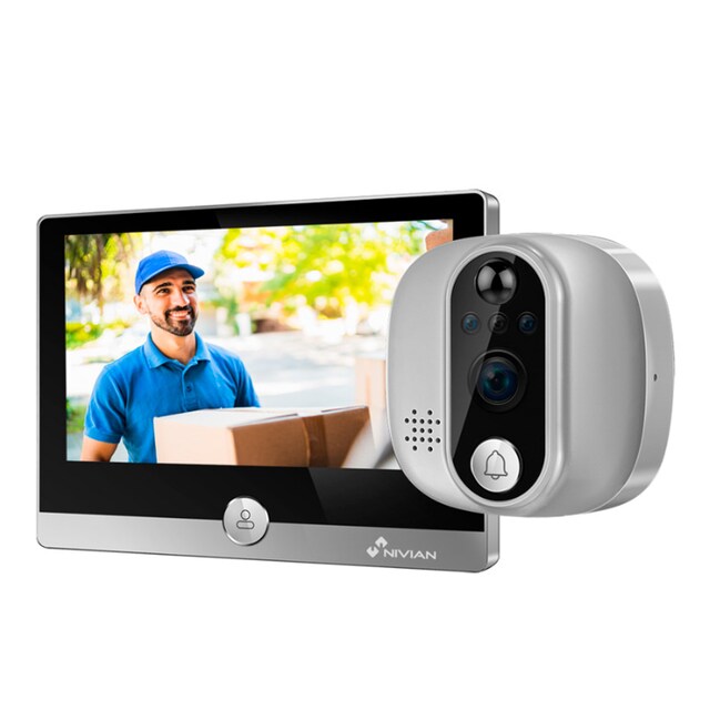 Imagen 0 de Mirilla digital Nivian, Wi-Fi, Full HD