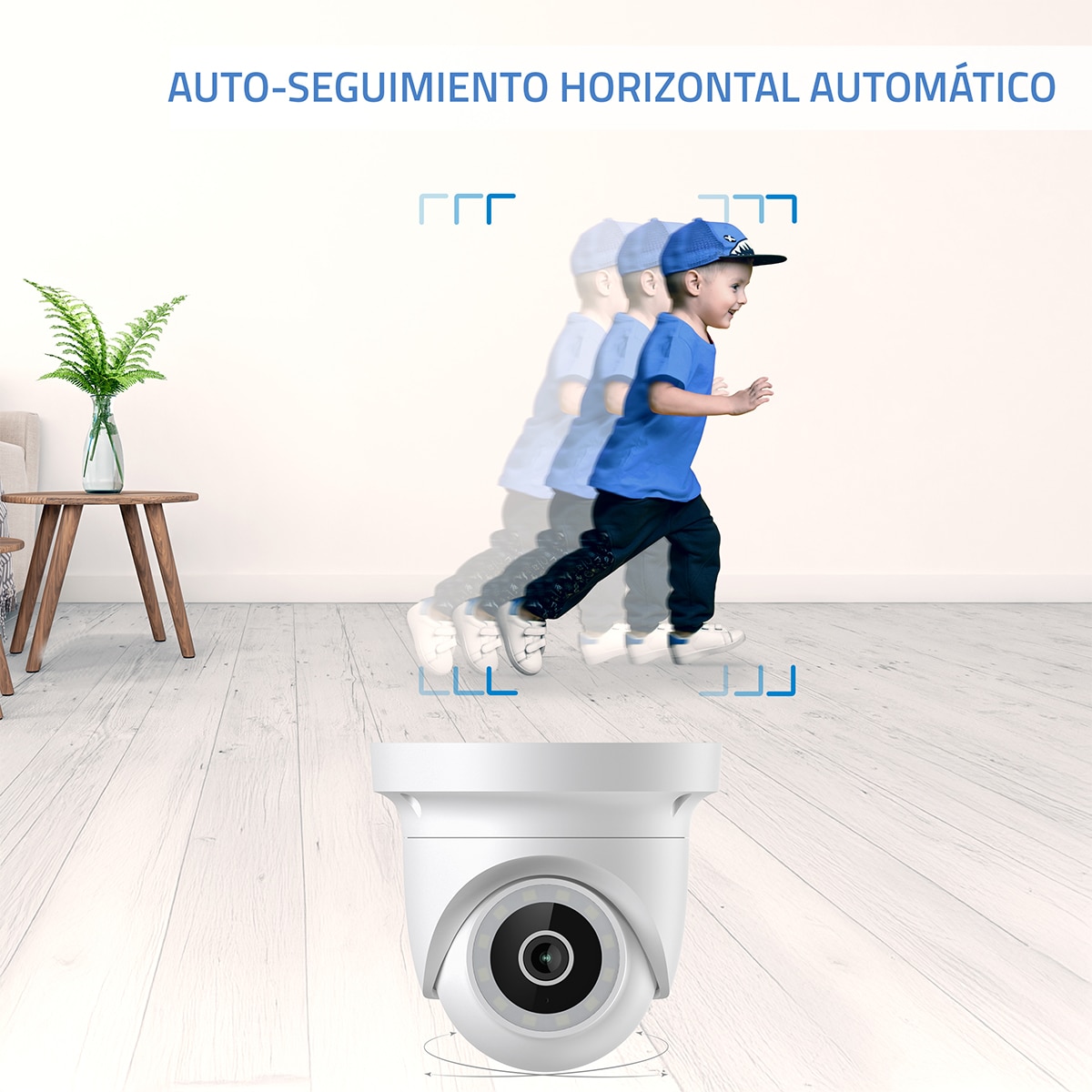 Cámara de seguridad motorizada Nivian, 2K - Blanco Blanco-7